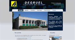 Desktop Screenshot of degruel.com