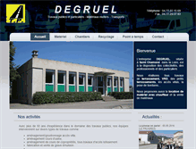 Tablet Screenshot of degruel.com